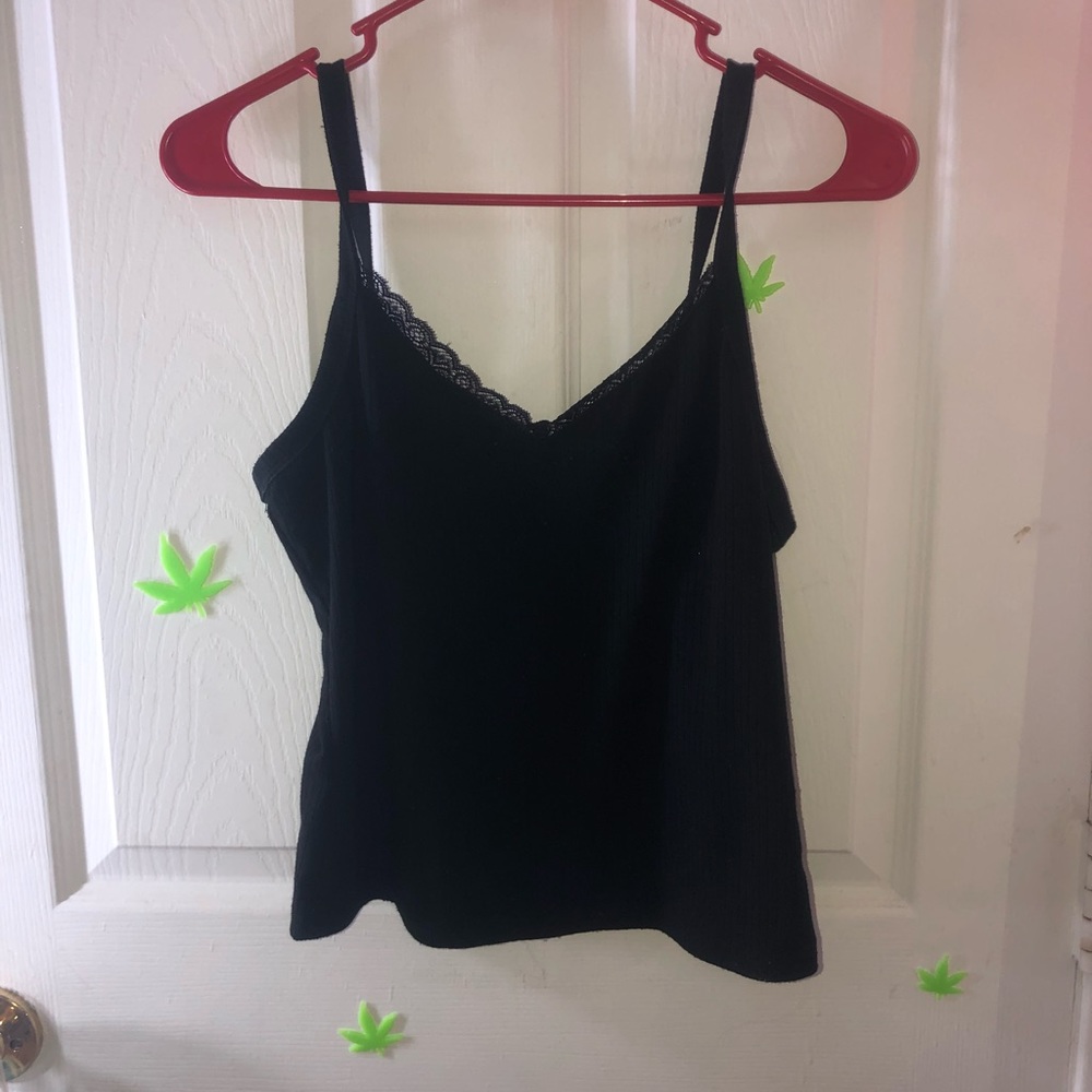 black tank top